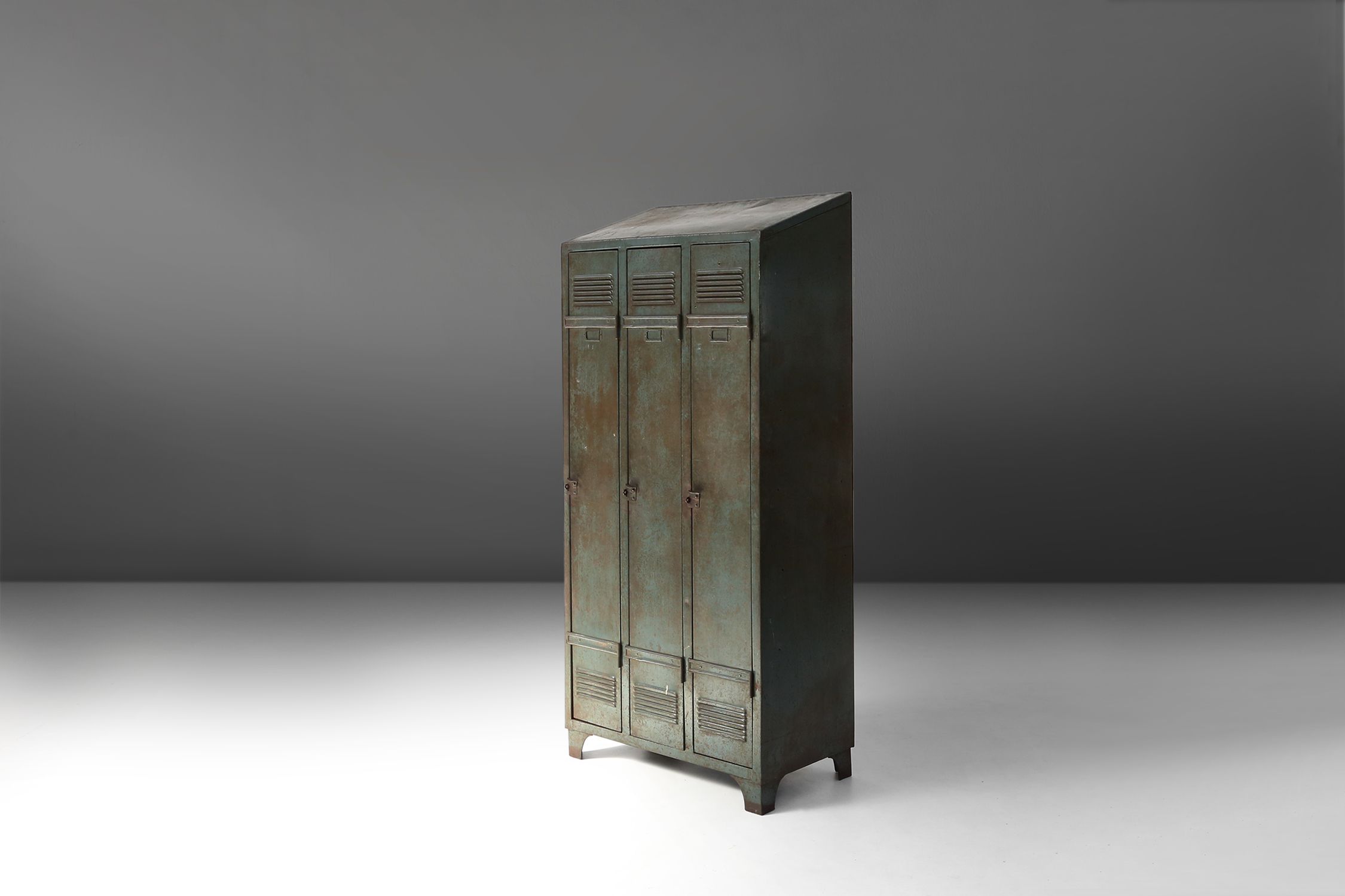 Antique Industrial Storage Locker, France ca. 1910thumbnail